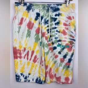 True Religion Men’s Tie Dye Sweat Shorts Small Loungewear Cozycore Activewear